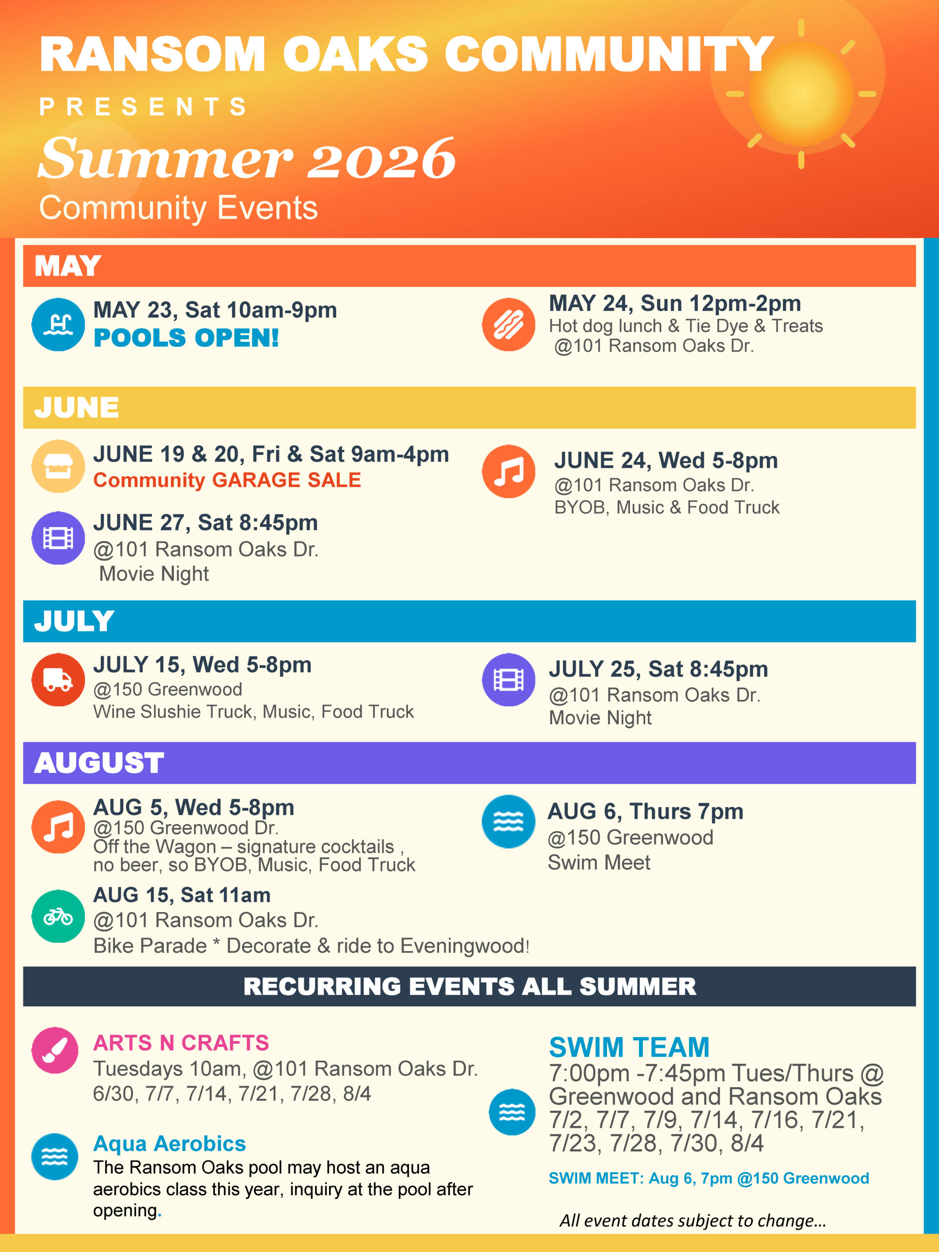 2026 Summer Flyer